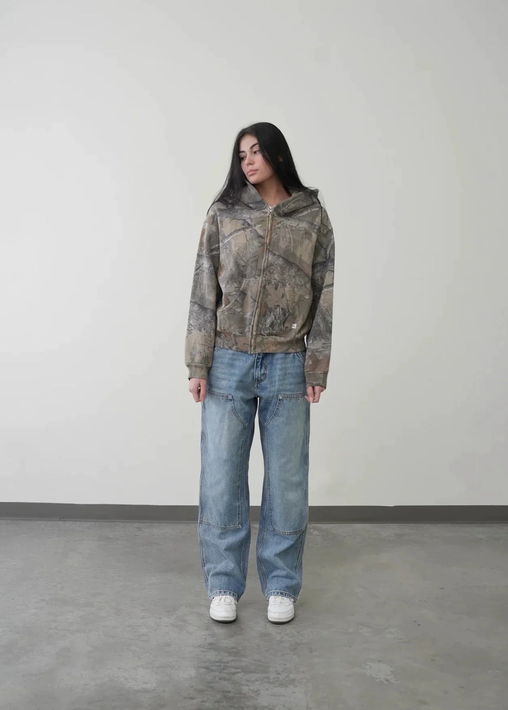 Urban Camo Retro Hoodie